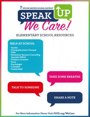 Speak up we care