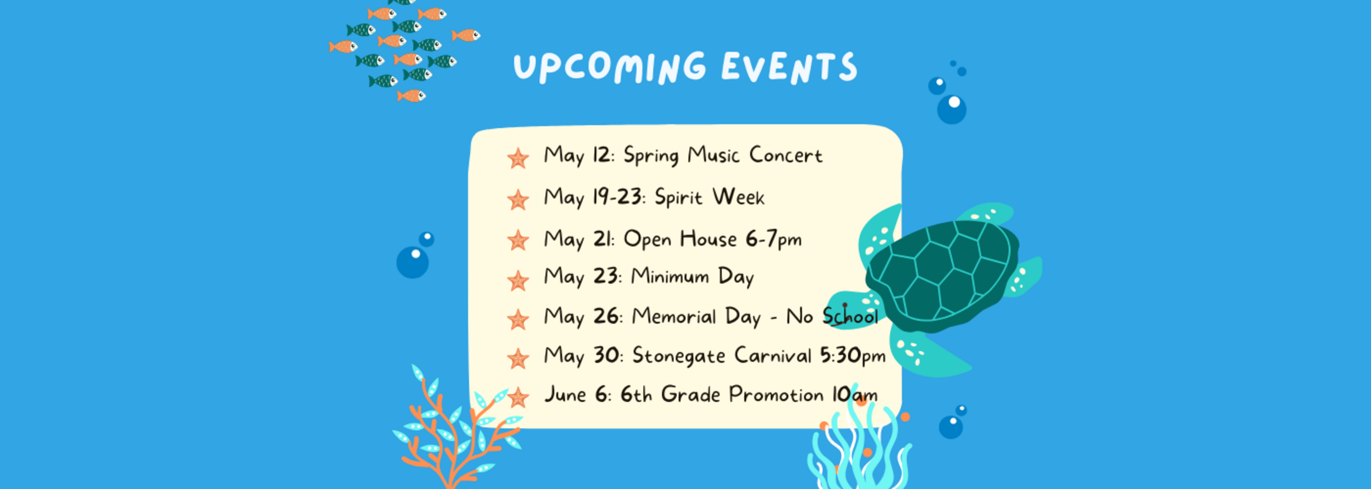 Upcoming Events