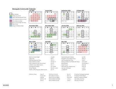 Stonegate Community Calendar